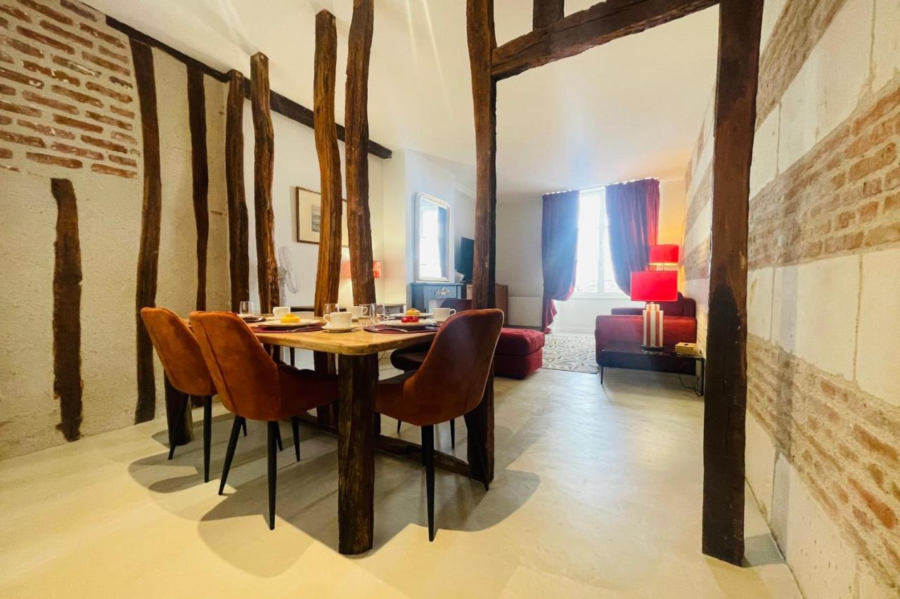 Splendid Apartment At The Foot Of The Castle Of Amboise - View Of The Loir Екстериор снимка