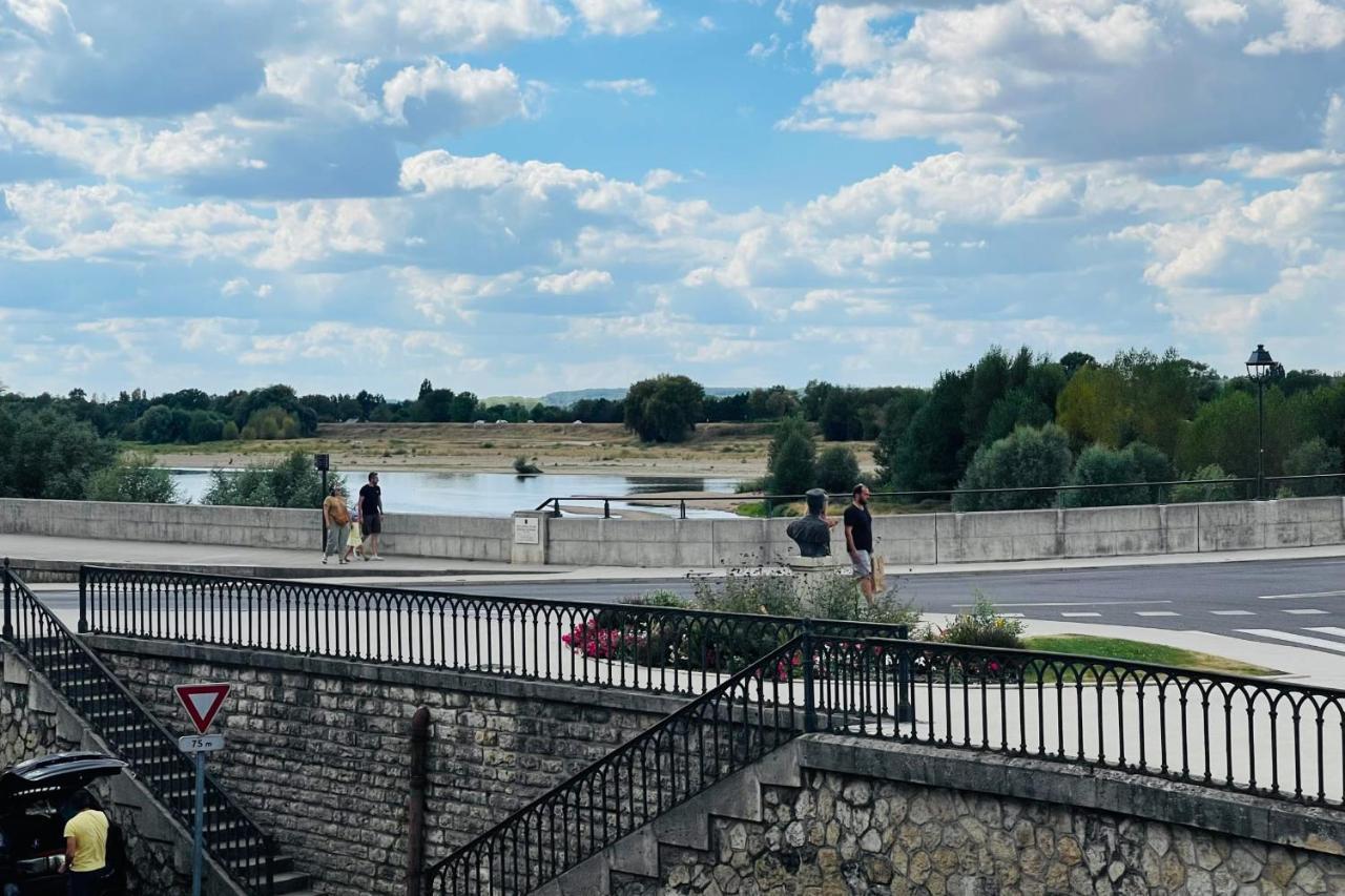 Splendid Apartment At The Foot Of The Castle Of Amboise - View Of The Loir Екстериор снимка